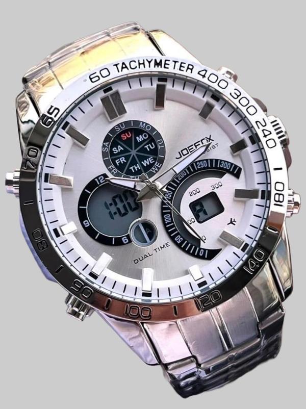 Analog Digital Metal Kayış Kol Saati - Image 1