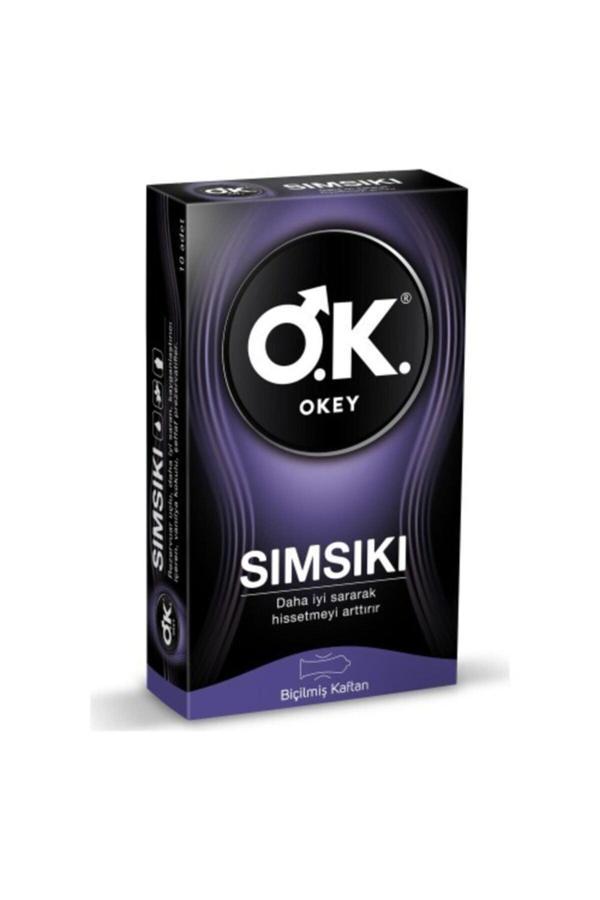 Okey Sımsıkı 10 Adet 1 Paket Prezervatif Orjinaldir - Image 1