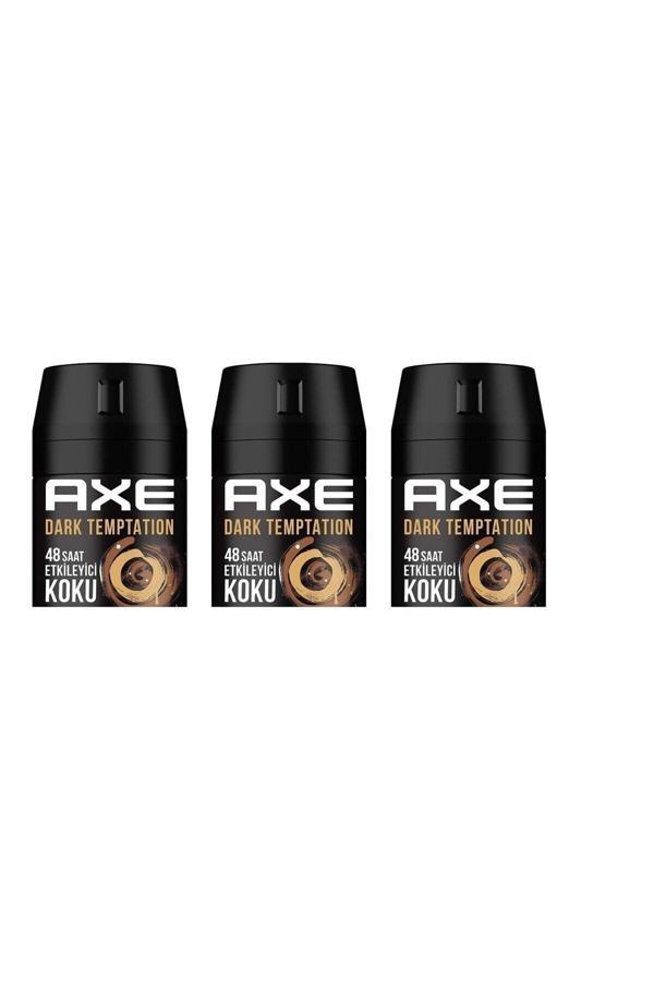 Axe  Erkek Deodorant Sprey Dark Temptation 150 Ml 8690637981494 (3 Adet) - Image 1