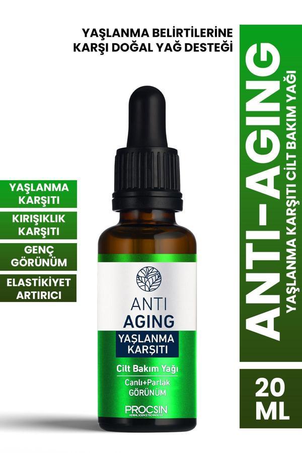 Procsın Anti-Aging Yaşlanma Karşıtı Cilt Bakım Yağı 20 Ml - Image 1