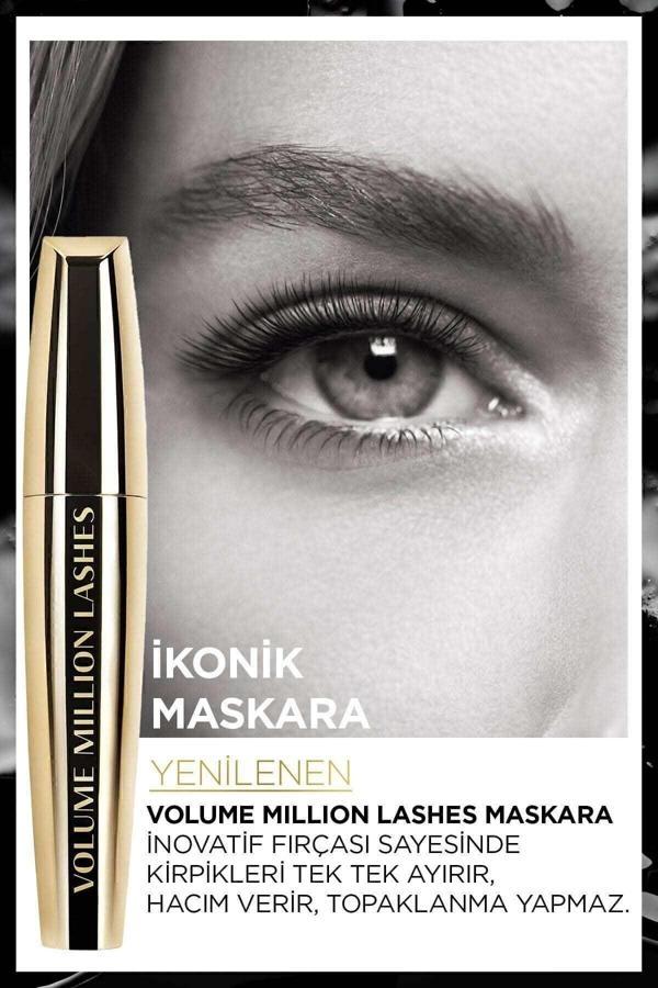 L'Oréal Paris Eal Maskara Ekstra Volume Mıllıon Lashes Collagene 1000 Lashes - Image 1