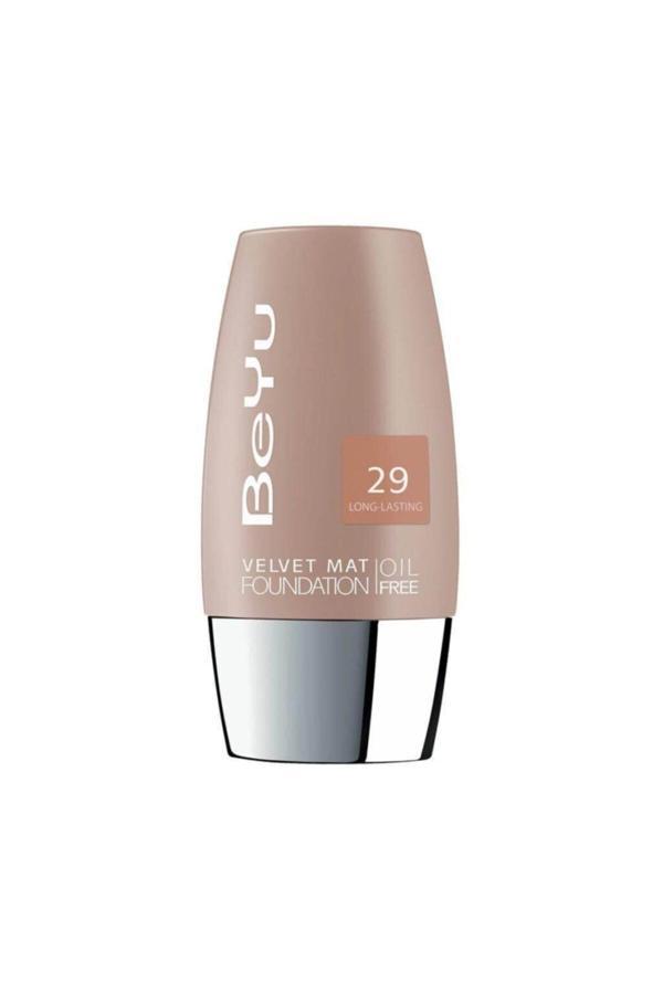 Beyu Velvet Yağsız Mat Fondöten 29 Light Khaki - Image 1