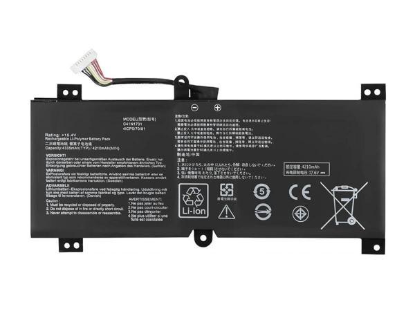 Asus ZenBook Pro 15 UX550GD-BN009T ile Uyumlu Notebook Bataryası Pili - Ver.1 - Image 1