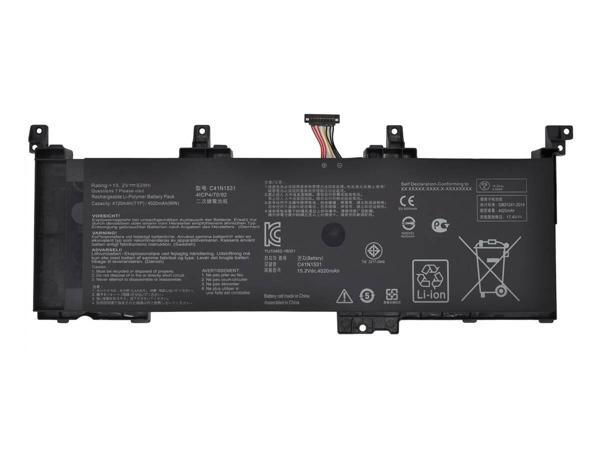 Asus ROG Strix GL502VS ile Uyumlu Notebook Bataryası Pili - Ver.2 - Image 1