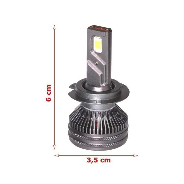 Peugeot 308 2013-2021 Kısa Far GT Nano Beyaz H7 Mini Led Xenon Şimşek Etkili 22000 Lümen - Image 1