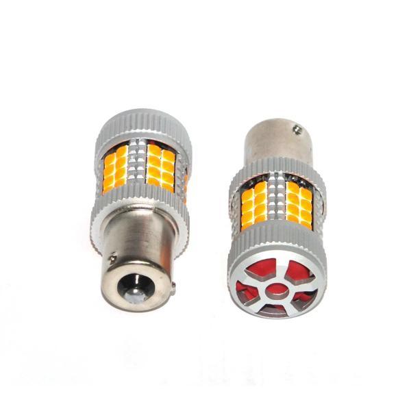 Platinum FX4086 Serisi Turbo Fanlı Şaşı Tırnaklı 40 Led Turuncu Sinyal Ampülü Süper Parlak İki Adet - Image 1