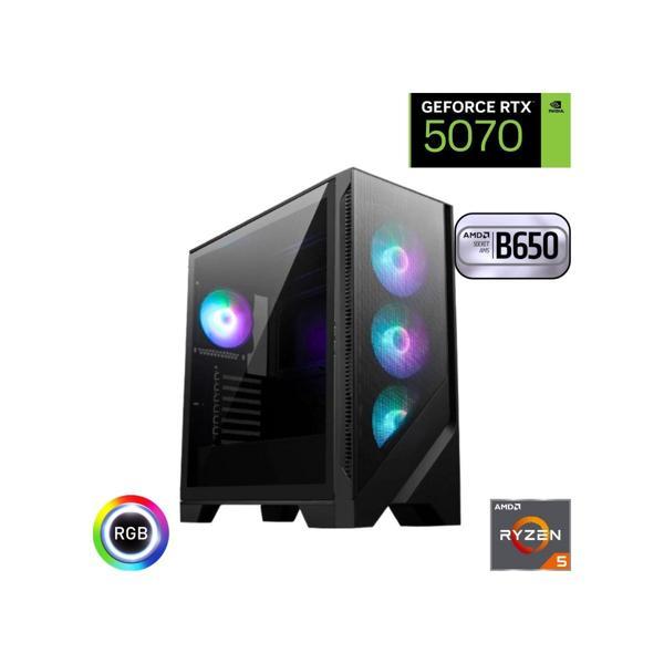Güneysu Ryzen 5 7500F 32GB Ddr5 1tb SSD Rtx 5070 12GB B650 Anakart Masaüstü Bilgisayarı - Image 1