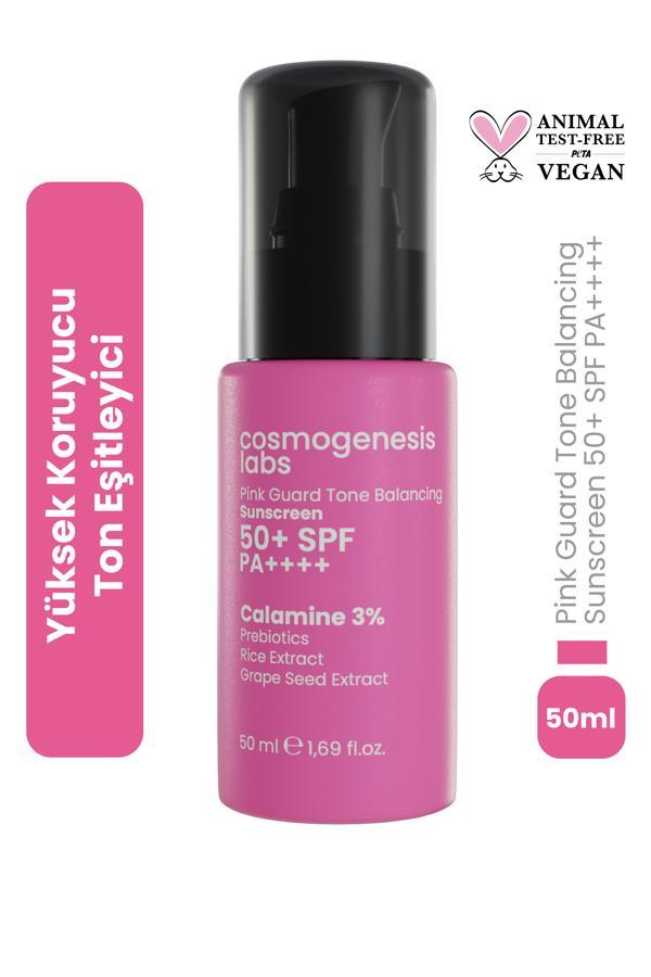 Pembe Yüz Güneş Kremi 50ml - Su Bazlı Spf 50 Ultra Koruyucu Ton Eşitleyici Vegan (Hassas Ciltler) - Image 1