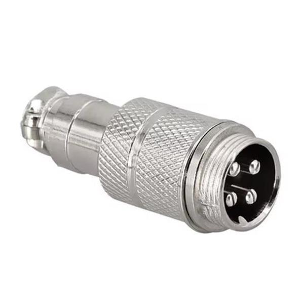 Mayk GX16-4 Pinli Metal Erkek Konnektör (M16 - 16mm) (2818) - Image 1