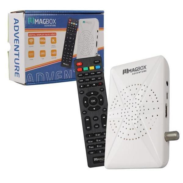 Magbox Adventure Full HD Uydu Alıcısı 4000 Kanal TKGS / Youtube / USB Destekli (Uzatma Display Gözlü) (2818) - Image 1