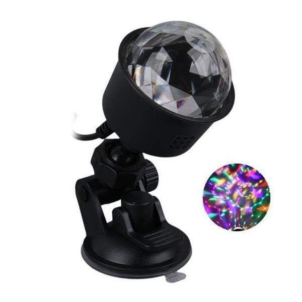 AL-KX-6889 Projeksiyon Atmosferli Usbli 4 Watt Şarjlı Sihirli Rgb Led Disko Topu (2818) - Image 1