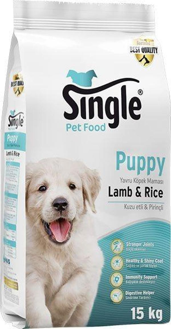 Single Kuzu Etli Yavru Köpek Maması 15 KG - Image 1
