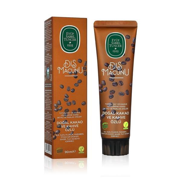 Eyüp Sabri Tuncer Doğal Kakao ve Kahve Özlü Diş Macunu 90 ml - Image 1
