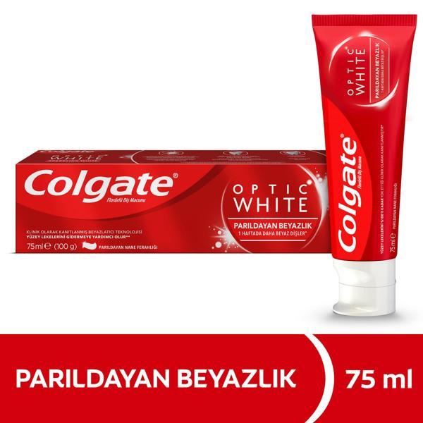 Colgate Optic White Parıldayan Beyazlık Beyazlatıcı Diş Macunu 75 Ml - Image 1