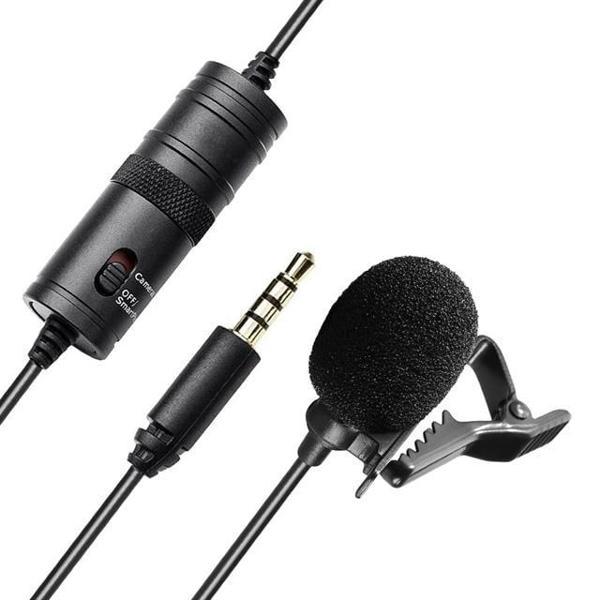 Haiki HK-401 Profesyonel Youtuber Kamera Telefon Yaka Mikrofonu (6 Metre Kablolu) (2818) - Image 1