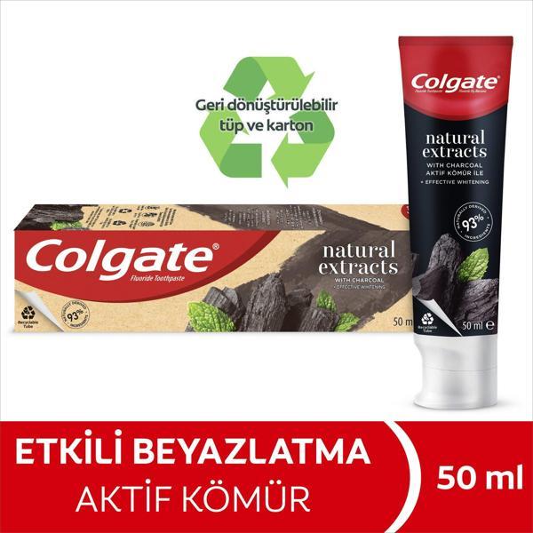Colgate Natural Extracts Aktif Kömür Diş Macunu 50 Ml - Image 1
