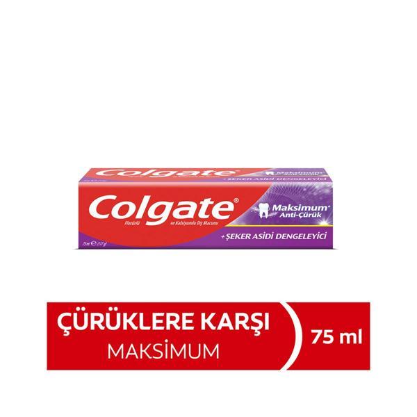 Colgate Maksimum Anti Çürük Diş Macunu 75 Ml - Image 1