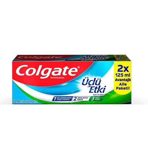 Colgate Üçlü Etki Diş Macunu 2X125 ml - Image 1