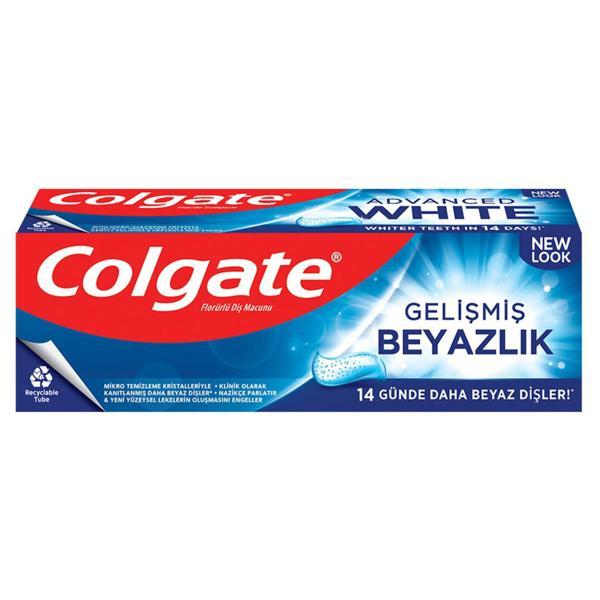 Colgate Gelişmiş Beyazlık Diş Macunu 50 Ml 3 Adet - Image 1