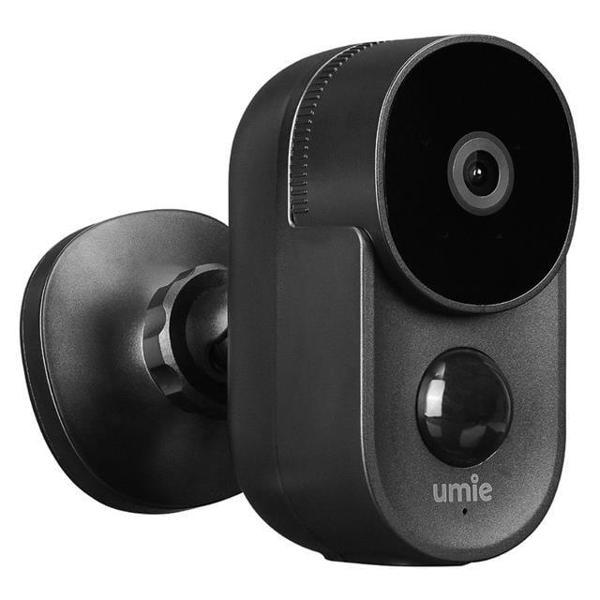 UMIE 2MP Iki Yönlü Ses TF Kart Kablosuz Tuya Destekli Akıllı IP Kamera 6700 mAh Bataryalı (UM-BK21 Siyah) (2818) - Image 1