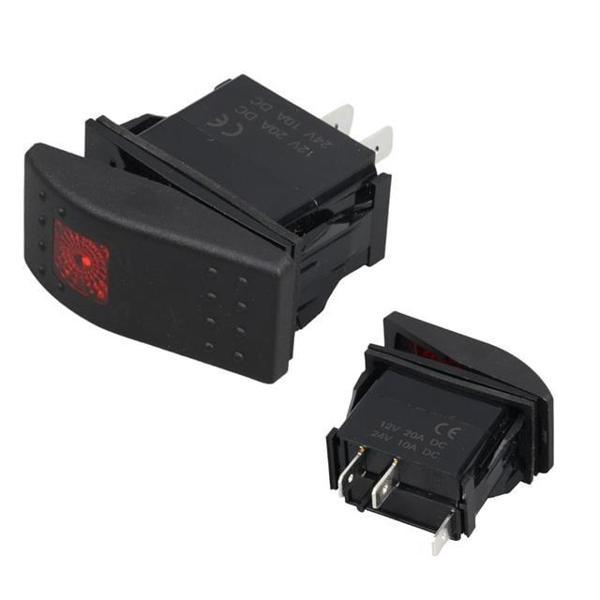 Işıklı 3P ON-OFF 12-24V Marın Switch (IC-134M) (2818) - Image 1