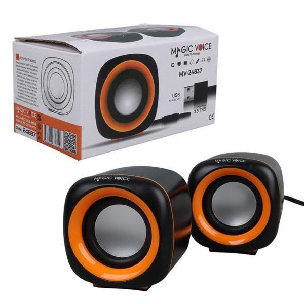 2x3 Watt Aux Multimedia Mini USB Speaker - Hoparlör (2818) - Image 1