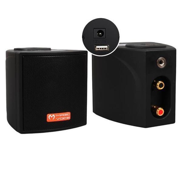 MV-18 30 Watt Hat Trafolu USB'li Sütun Hoparlör (2'li Takım) (2818) - Image 1