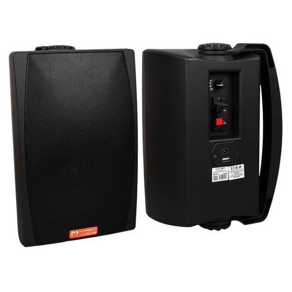MV-03 16 CM 60 Watt Komütatörlü Hat Trafolu Siyah Sütun Hoparlör (2'li Takım) (2818) - Image 1