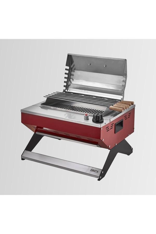 Remta Gazlı (Tüplü) Profesyonel Döküm Barbekü Mangal - Image 1