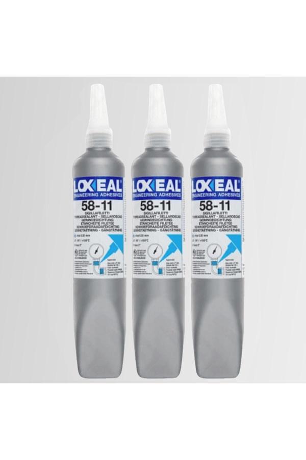 Loxeal 3'Lü Set - Loxeal 58-11 Yüksek Basınç Sızdırmazlık Orta Mukavemet 250 Ml - Image 1