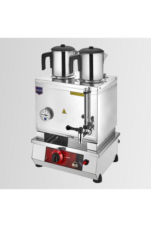 Remta N11(P) 30 Model Iki Demlikli Gazlı (Ce) Pleytsiz Çay Ocağı - Kahveci Takımı 23 Lt Tüplü - Image 1