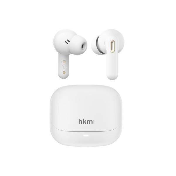 hkm tech OPUS PRO Bluetooth Kablosuz Kulakİçi TWS Kulaklık, ANC Aktif Gürültü Engelleme ve ENC Sistemi, Beyaz - Image 1