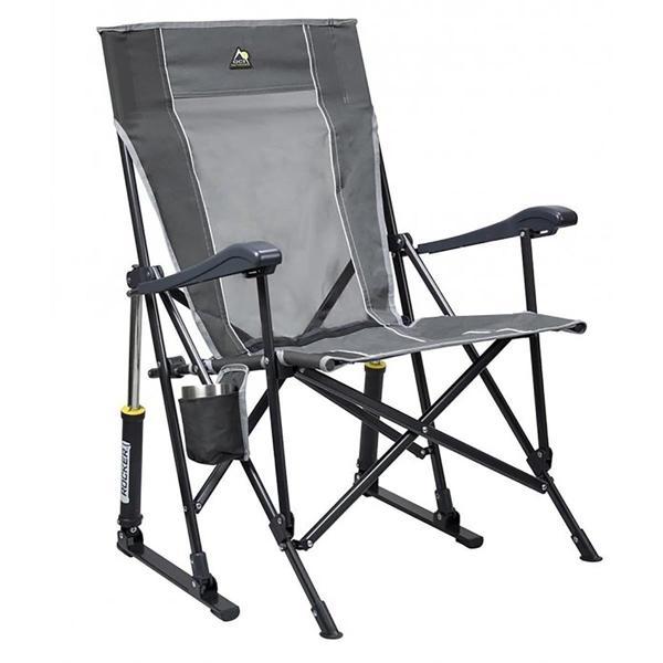 Gci Outdoor Roadtrip Amortisörlü Katlanır Kamp Sandalyesi GRİ - Image 1