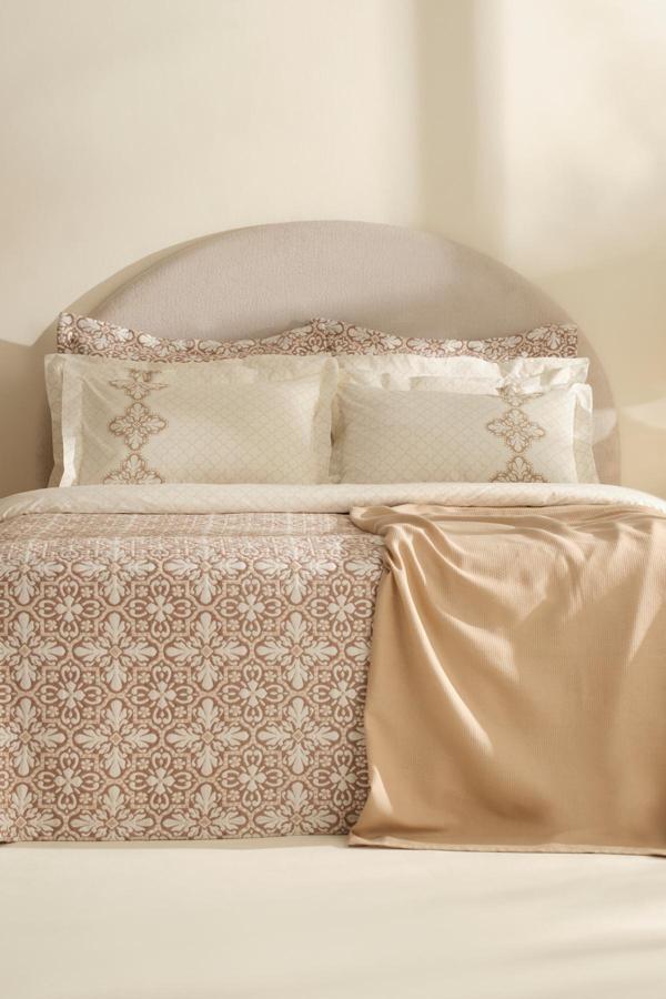 Karaca Home Luvina 8 Parça Çift Kişilik Summer Set Bej  - Image 1