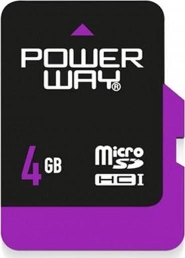 Powerway 4 Gb MicroSd Hafıza Kartı ve Adaptör - Image 1