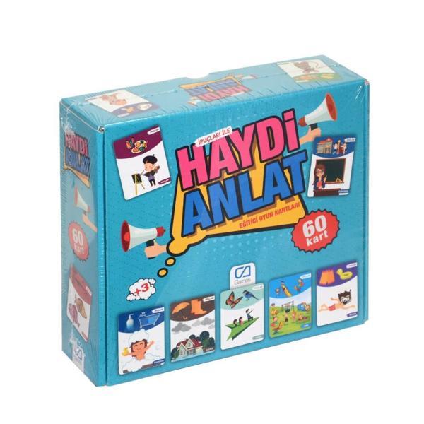 5080 CA Games, Haydi Anlat - Eğitici Oyun Kartları / +3 yaş - Image 1