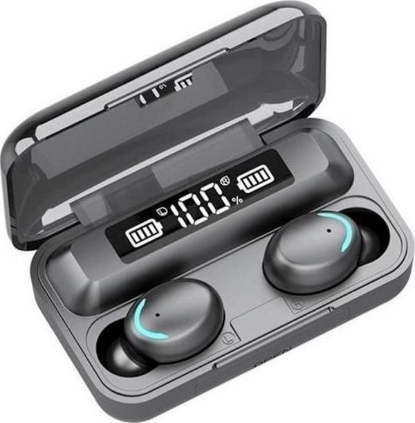 PMR F9-5 TWS KABLOSUZ BLUETOOTH 5.0 MİKROFONLU DOKUNMATİK KULAKLIK - Image 1
