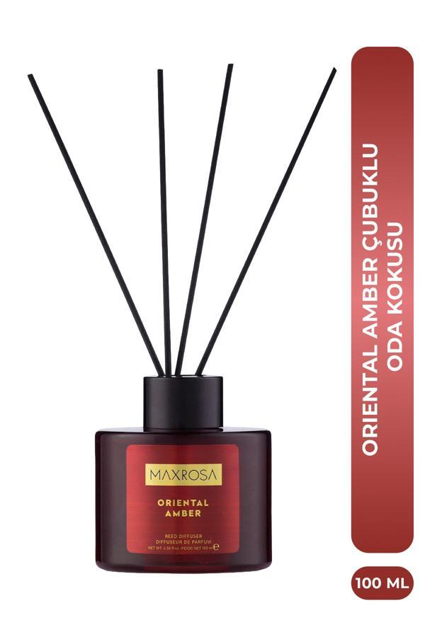 Maxrosa Oriantal Amber Reed Diffuser Çubuklu Oda Kokusu 100 ml - Image 1