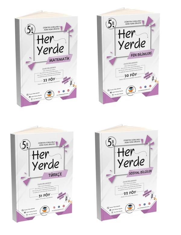 Zeka Küpü Yayınları 5. Sınıf Her Yerde Föy Soru Bankası Seti - Zeka Küpü Yayınları - Image 1