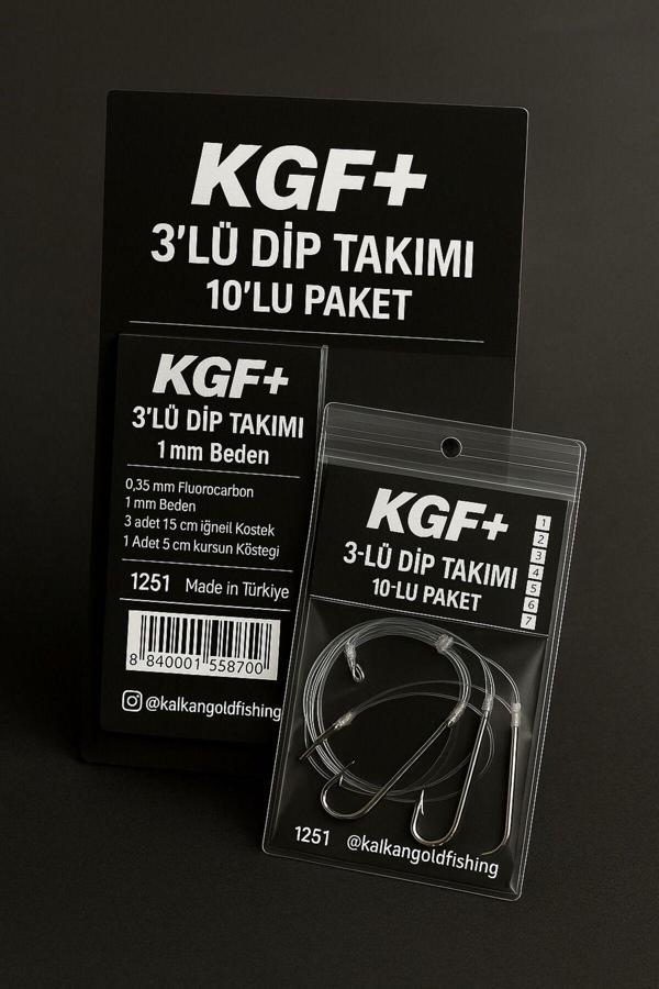 Kgf+ Kgf Hunterdepth 3 Rig 10’Lu Dip Takımı - Image 1