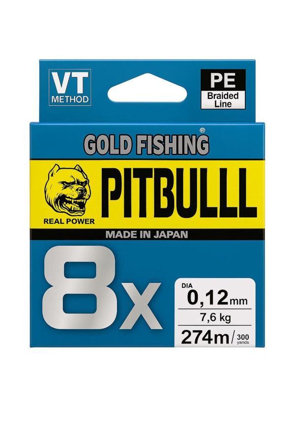 Kgf+ Gold Fıshıng Pıtbulll 8X Pe Örgü Misina – 274 M - Image 1