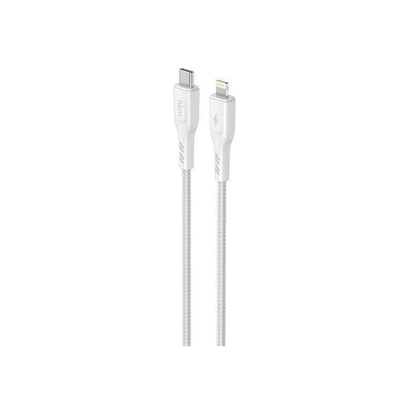 hkm tech KNIT 30W Hızlı Şarj Destekli, Type-C to Lightning Şarj ve Data Aktarım Kablosu, 1 metre - Image 1