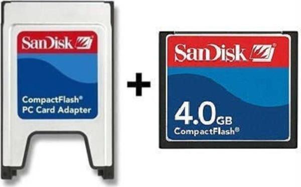 Sandisk 4GB Compact Flash Kart + PCMCIA Adaptör  - Image 1