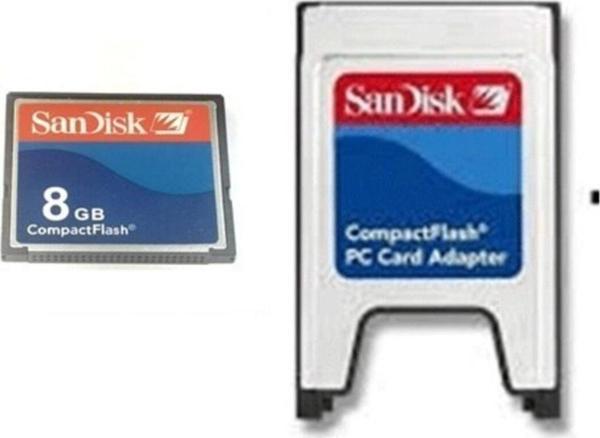 Sandisk 8 GB Compact Flash Kart  PCMCIA-CF Compact Flash Adaptör  - Image 1