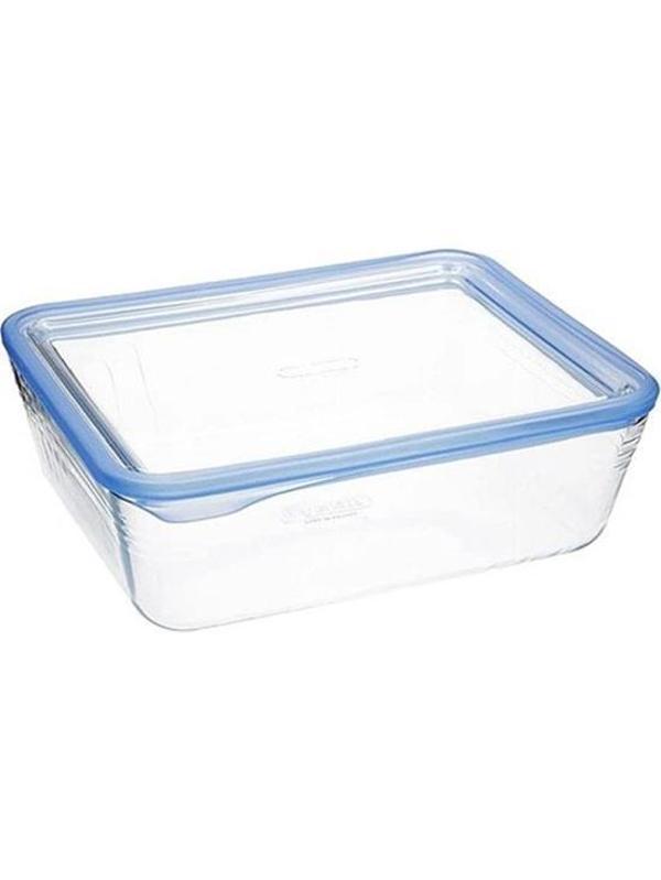Pyrex 242A000/7045 Diktörtgen Cam Kapaklı Saklama Kabı 1,5 L - Image 1