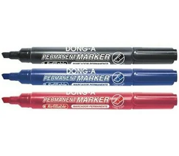 Dong-A Yuvarlak Uçlu Permanent Markör Kalem - Mavi - Image 1