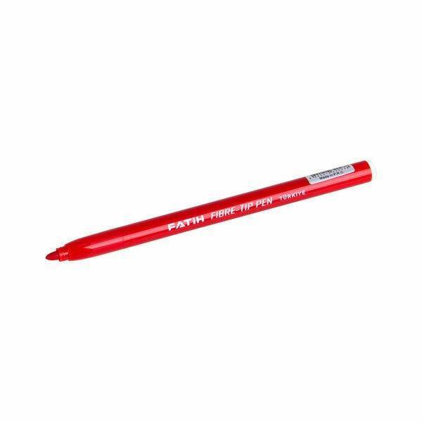 Fatih Keçeli Boya Kalemi Ofis Tipi Kırmızı | 34040 - Image 1