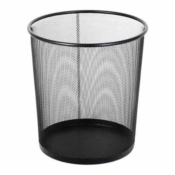 Mimaks Çöp Kovası Metal Tam Perforeli Siyah D-3 - Image 1