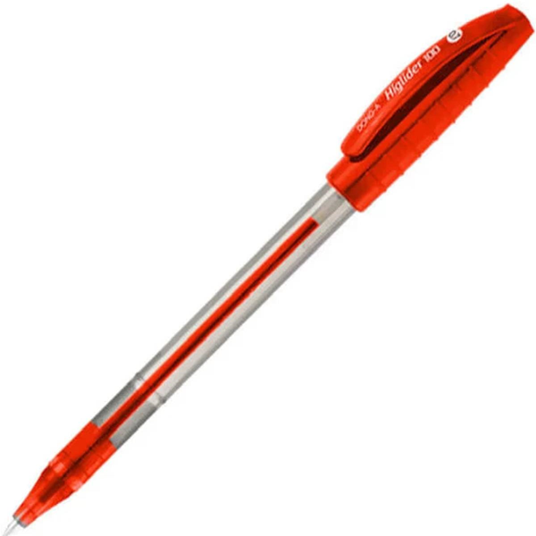 Dong-A Tükenmez Kalem Hybrid Hi-Glider 100 1.0 Mm Kırmızı - Image 1