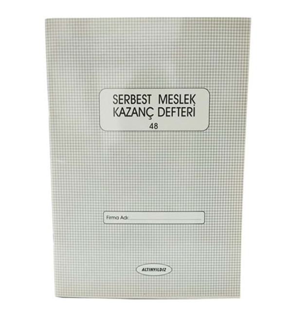 Altınyıldız Serbest Meslek Kazanç Defteri 48 YP. - Image 1